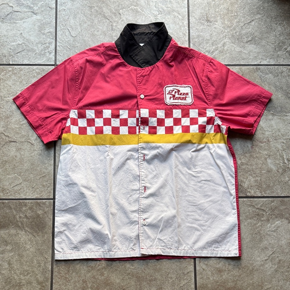 Disneyland Pizza Planet Button Down Shirt